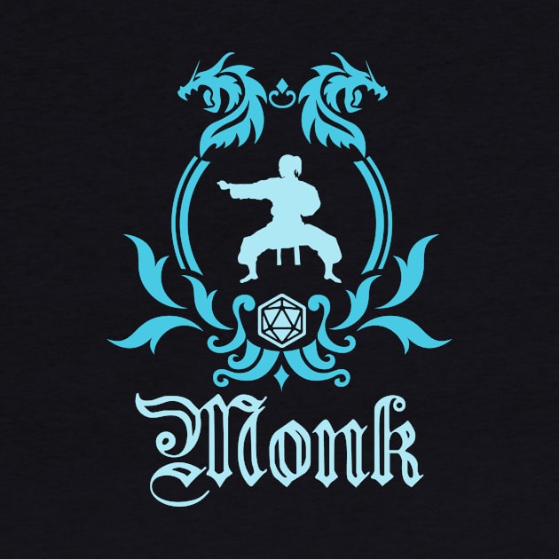 D&D Monk Simple Class Emblem by Sunburst